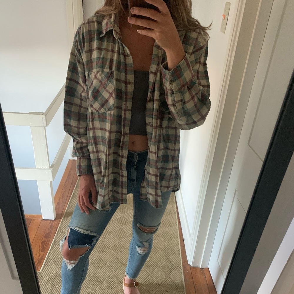 Vintage LANDS END flannel